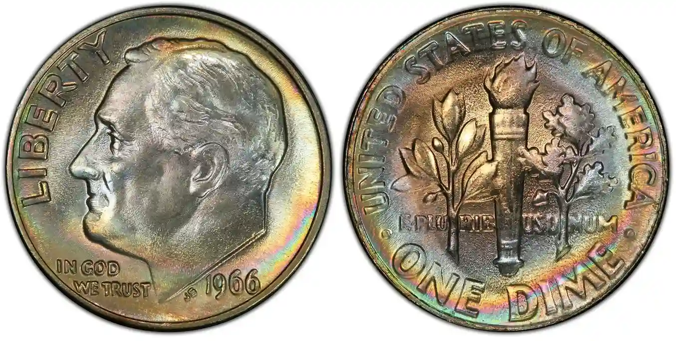 1966 Dime